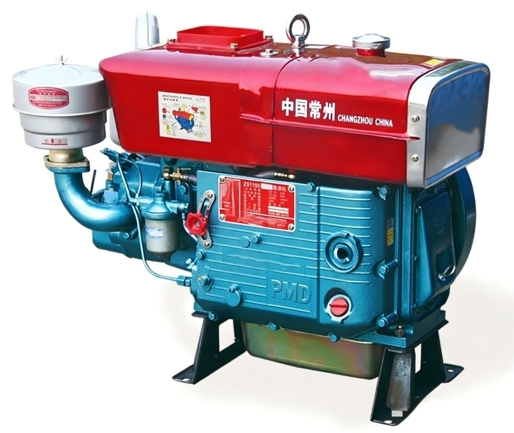 Single-Cylinder Water-Cooled Diesel Engine